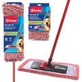 Pet Pro Microfiber Hair & Dust Mop + 1 Mop Head Replacement | 3X Pet Hair Removal* | Electrostatic Dry Dust Mop for Dog & Cat Homes | Hardwood, Tile & Hard Floor Cleaning