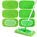 6-Pack Reusable Microfiber Mop Pads Compatible with Swiffer Sweeper