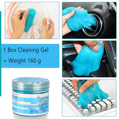 Car Interior Duster Detailing Cleaning Gel Brushes Kit - view 3