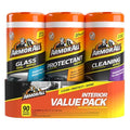 Car Cleaning Wipes, 90 Ct - Interior, Protectant & Glass Wipes