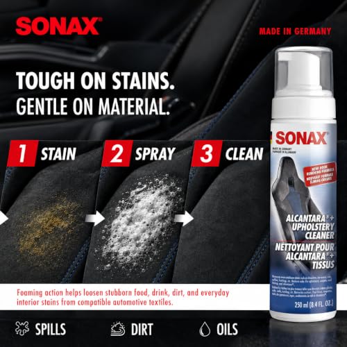 Upholstery & Alcantara Cleaner Foam, Car Interior Cleaner, 250 ml - view 3