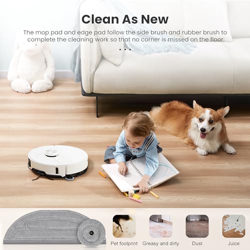 12 Pack Mop Pads Refills for Roborock S8 MaxV/S8 Max Ultra Robot Vacuum - view 7