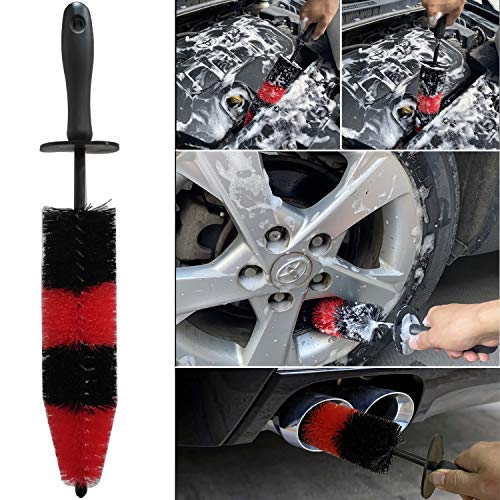 Car Wash Brush with Long Handle, Car Detailing Kit, Wheel Brush 7 Packs - view 4
