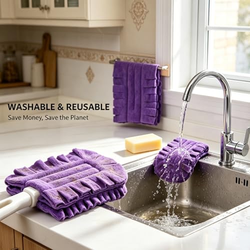 10 Pack Duster Refills with 2 Dusting Wands Reusable Pads - view 5