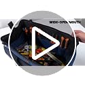 22 Inch Heavy Duty Tools Bag With Wide Mouth for Tool Storage, Carrier and Organizer, Tool Bag for Men/Women, Wide Mouth Tote Bag With Inside Pockets (22 Inch) - view 7