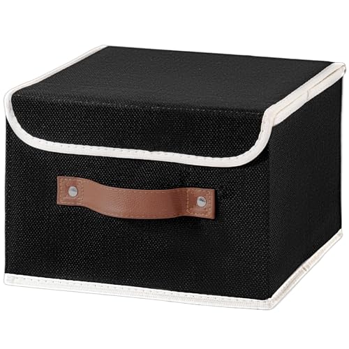 Storage Boxes Baskets with Lid Collapsible Fabric Storage Bins