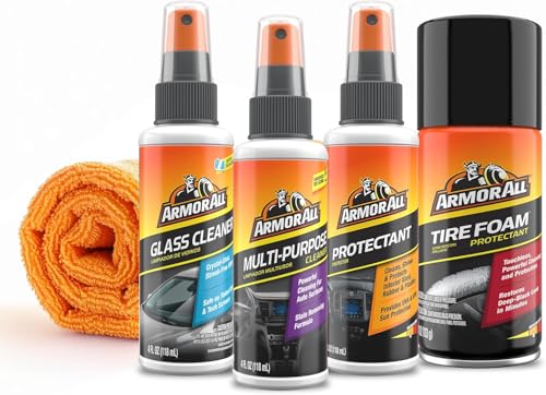 Car Cleaning Kit, Interior and Exterior, 5-Piece Kit