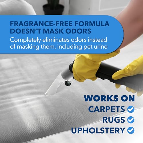 Carpet Shampoo, Pet Stain & Odor Remover, Enzyme Carpet Cleaner for Dog & Cat Urine, Deep Cleaning Solution, Value Size, 128 oz - view 6