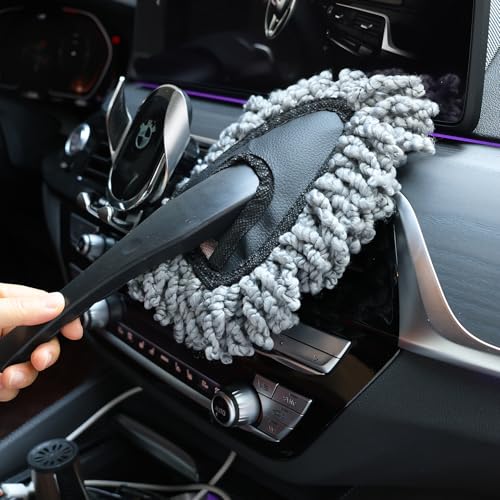 2 Pcs Super Soft Microfiber Duster Brush, Car Dash Cleaner, Cleaning Brush, Dusting Tool, Cleaning Tools for Car Cleaning, Home Kitchen, Computer - view 4