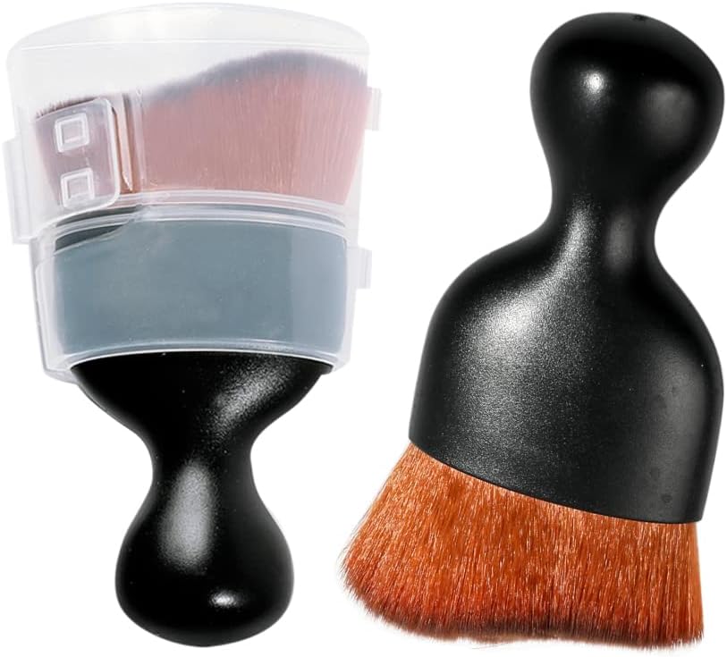 Car Interior Detailing Brush,Soft Bristle Cleaning Brush Car Detailing Brush Dusting Brush,Car Interior Cleaning Tool,Auto Detail Brush Car Dash Duster Brush (Black with Cap) - view 7