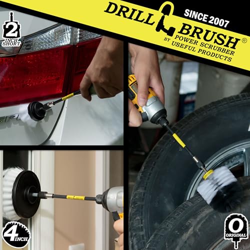 Drill Brush Car Washing and Detailing Power Brush Kit with Long-Reach - view 2