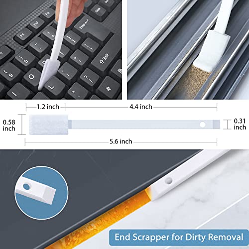 Crevice Cleaning Brushes Tool for Tiny Small Spaces, 40Pcs, White - view 4