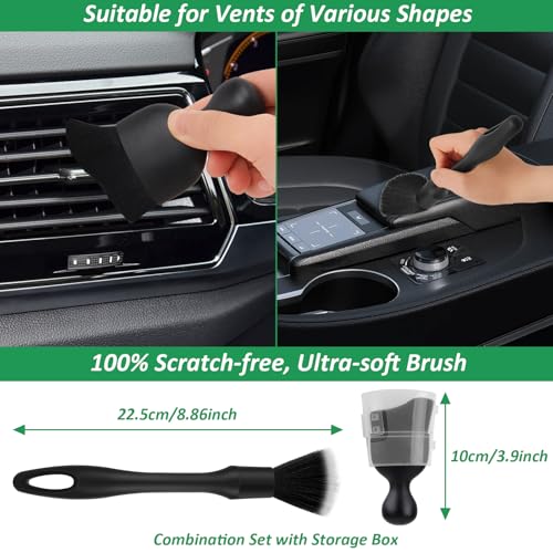 18PCS Car Interior Detailing Kit with Ultra Soft Brushes - view 2