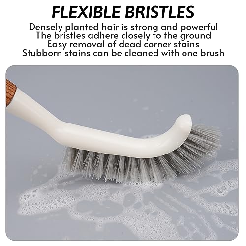 Crevice Cleaning Brush, Hard Bristle Grout Brush Gap Cleaner Tool for Tight Groove Spaces, Kitchen, Bathroom, Sliding Shower Door, Faucets Corners, Tiles, Sink and Windows Track - view 4