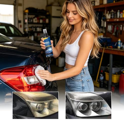 Oxidation and Yellowing Cleaner - Automotive Supplies, Transparent Headlig - view 2