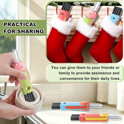 3 in 1 Cup Lid Gap Cleaning Brush, Multifunctional Bottle Lid Cleaner Brush, Home Kitchen Crevice Brush Cleaning Tools for Tight Spaces & Bottle Gaps, Portable Small Brush 3 PCS - view 7