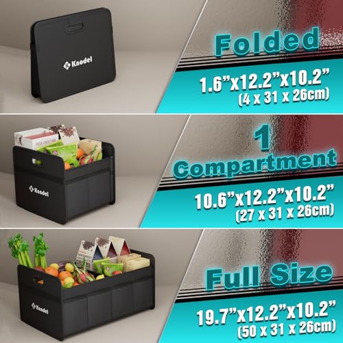 Foldable Trunk Storage Organizer for Car and Sedan (Small, Black) - view 5