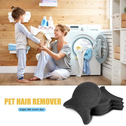 Pet Hair Remover for Laundry, Reusable Dog Hair Remover for Laundry, Lint & Hair Catcher for Clothes, for Washing Machines, Dryers, Bedding and Clothing 4 PCS - view 6