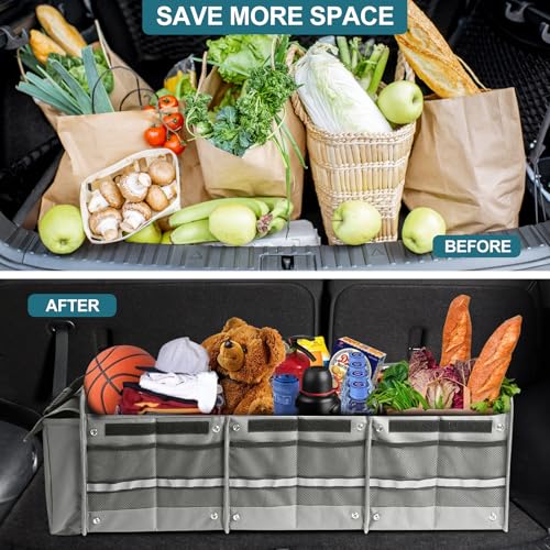 Car Trunk Organizer,115L Heavy Duty Collapsible Trunk Storage - view 6