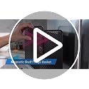Magnetic Shelf Fridge Basket Bin for Washer Dryer Locker Whiteboard Cabinet - view 7