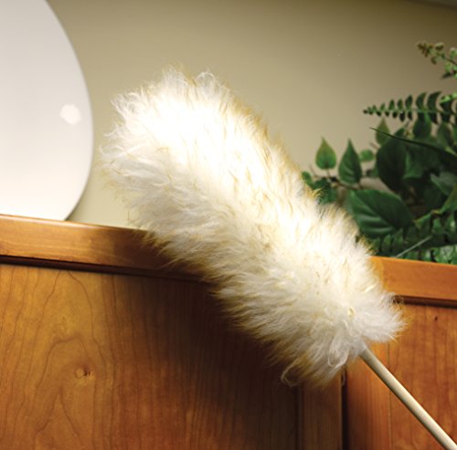 24-Inch Pure Lambs Wool Duster with Wood Handle - view 2