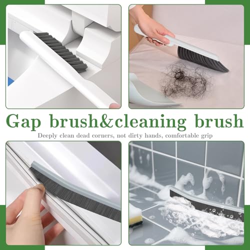 15 Pcs Crevice Cleaning Brush, Multifunctional Grout Brush and Straw Brush - view 3