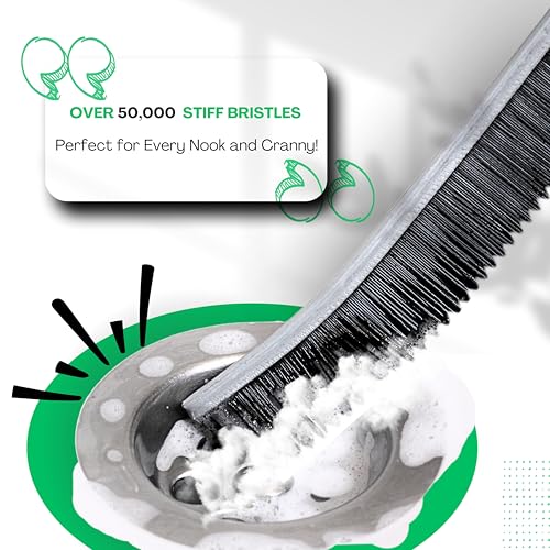 Hard Bristle Crevice Cleaning Brushes for Household use - Multifunctional Crevice Cleaning Tools for Housekeeping & Bathroom Cleaning Tools - Small Cleaning Brushes for Tight Spaces - view 3