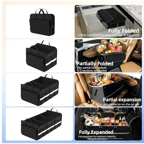 100L Car Trunk Organizer,Foldable Organizer for SUV & Sedans - view 3