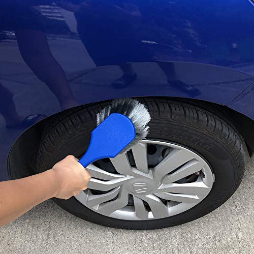 Car Wash Brush with Long Handle, Car Detailing Kit, Wheel Brush 7 Packs - view 6