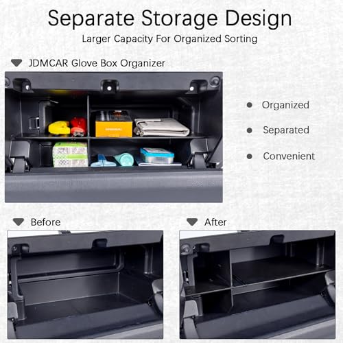 Glove Box Organizer Tray for 2025-2027 Toyota 4Runner Accessories - view 2