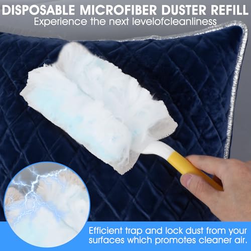 80PCS Electrostatic Duster Refills, Feather Microfiber Dusters - view 4