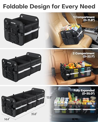 Trunk Organizer for SUV – Car Storage Box Collapsible Car Organizer - view 2