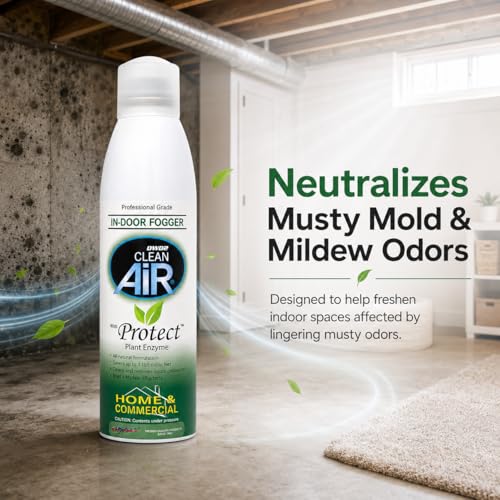 Protect Home & Commercial Mold-Treatment Plant-Based Mold-Odor Remover Fogger Treatment - eco-friendly solution for a safer and healthier living and working space (8 oz.) - view 2