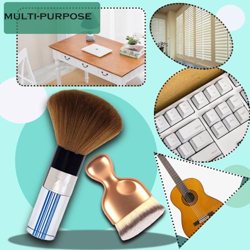 Car Interior Dusting Brush Auto Dust Sweeping Soft Detail Brush Mini Dash Duster for Car Interior Cleaning Brush for Car Air Vent & Dashboard Small Duster Car Detailing Brush Interior 2PCS - view 6