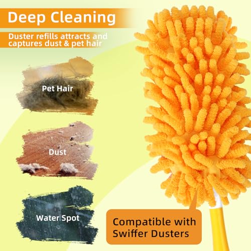Reusable Duster Refill Compatible with Swiffer Hand Duster Kit - view 5