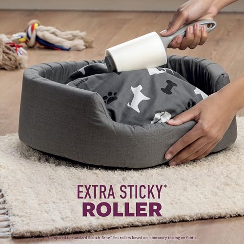 Pet Hair Extra Sticky Large Lint Roller, 60 Sheets, 1 Pack - view 5
