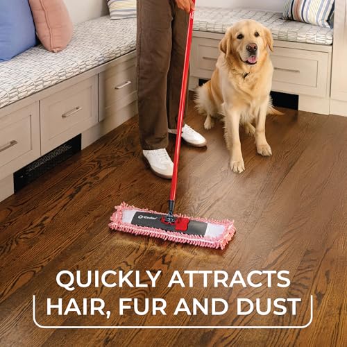 Pet Pro Microfiber Hair & Dust Mop + 1 Mop Head Replacement | 3X Pet Hair Removal* | Electrostatic Dry Dust Mop for Dog & Cat Homes | Hardwood, Tile & Hard Floor Cleaning - view 2