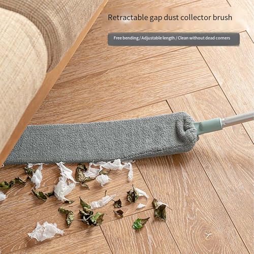 2026 New Retractable Gap Dust Cleaning Artifact with 3 Microfiber Dusting Cloths,Extendable Duster Cleaning Tool,Reusable Washable Dusting Wand for Home,Ceiling,Blinds,Furniture(1PCS) - view 2
