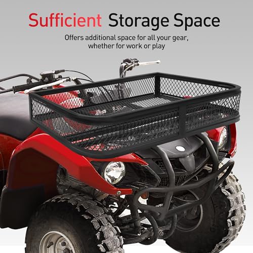 ATV Front Cargo Basket, Heavy Duty ATV Rack for Outdoor Storage - view 2