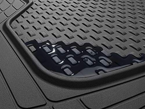 Universal Trim to Fit All Weather Cargo Mat for SUV Floor and Car Trunk Liner, Black - view 4