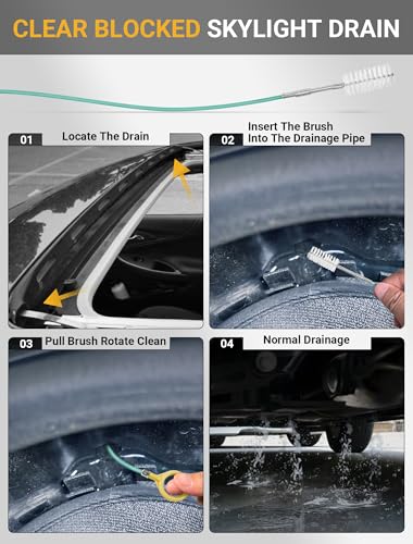 120-Inch Sunroof Drain Cleaning Brush, Flexible Tube Cleaner - view 4
