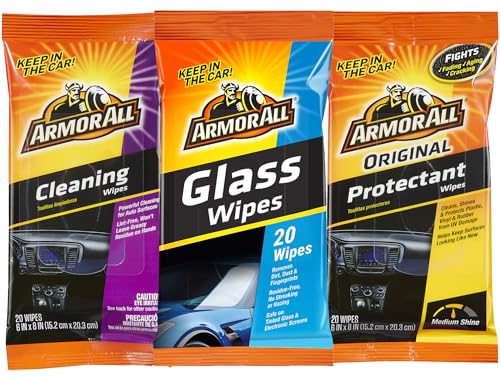 Wipes 20 Wipes in a Pouch (Protectant, Cleaning and Glass)