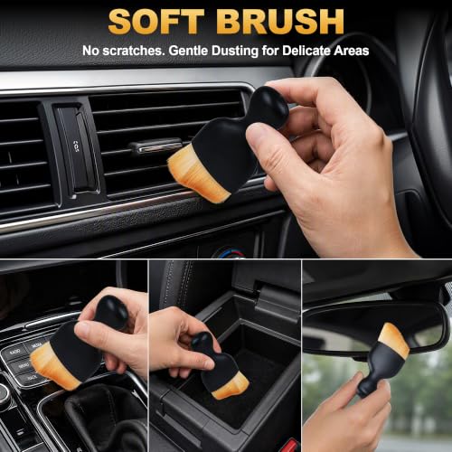 4PCS Car Detailing Brush Set for Cleaning Interior or Exterior - view 5