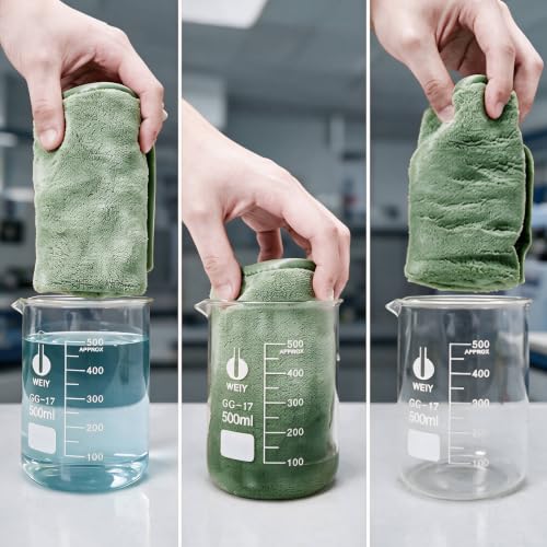 DQZ 7 pcs 6 Different Materials Microfiber Cleaning Cloths Set - view 4