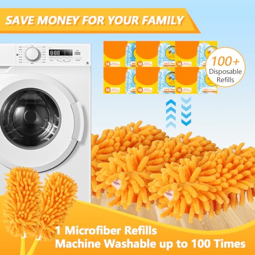 Reusable Duster Refill Compatible with Swiffer Hand Duster Kit - view 3