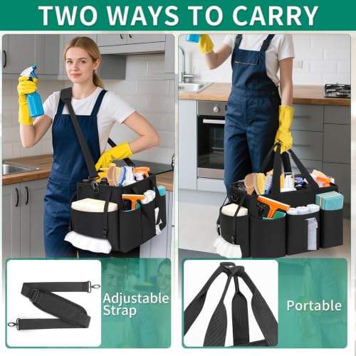 Wearable Cleaning Caddy Bag for Cleaning Supplies, Large Capacity - view 5