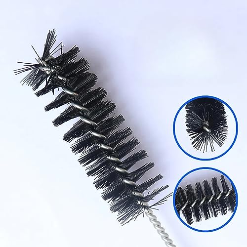 3 Pack Carbon Dirt Cleaning Brush Carburetor Cleaner Car Engine Air Inlet Tool Kit Long Nylon Brushes Drill Attachment for Auto Carbon Deposit Combustion Chamber Cylinder - view 6