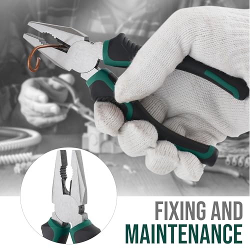 Small Tool Kit Compact Set for Home and Office DIY, Green - view 4