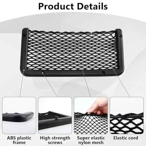 2 PCS Car Net Pocket, Boat Storage Net Holeder, Car Cargo Nets - view 3