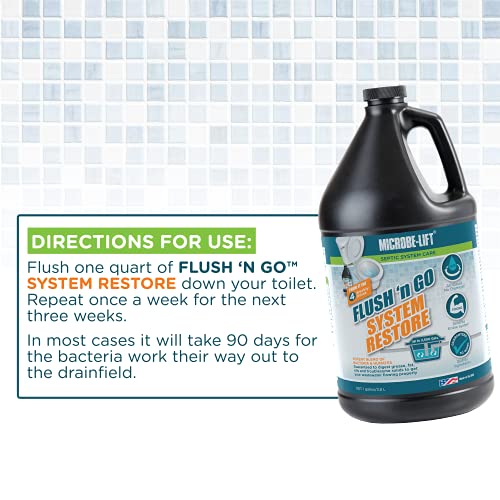Emergency Septic Tank System Restore - Fast Acting Septic Tank Clog and Odor Removal for Troubled Septic Tanks Up to 2,500 Gallons - 1 Gallon - view 5